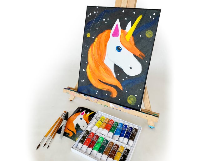 Unicorn Kids Art Drawing Set Art and Craft Supplies Drawing and